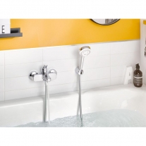 Set 3 in 1 Kludi, Pure & Easy, baterie lavoar + baterie cada-dus + set dus